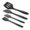 MegaChef Black Silicone Cooking Utensils Set, 12ct.